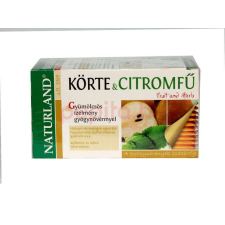  NATURLAND GYÜMÖLCSTEA KÖRTE CITROMFŰ TEA 2X20G tea
