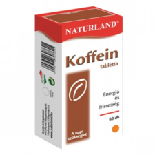 Naturland koffein tabletta 60 db vitamin és táplálékkiegészítő