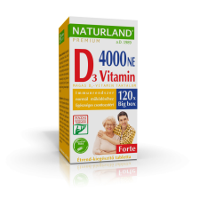  Naturland prémium d-vitamin forte tabletta 120 db gyógyhatású készítmény
