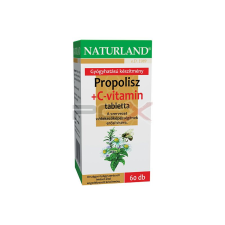 Naturland propolisz+c-vitamin tabletta 60db vitamin és táplálékkiegészítő