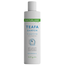 Naturland sampon 200ml tápláló teafaolajjal Herbal sampon