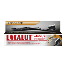 Naturprodukt Kft. Lacalut fogkrém White&Repair+Black Edition fogkefe 75ml fogkefe