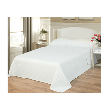 NATURTEX Emily microfiber ágytakaró, 235x250cm, fehér lakástextília