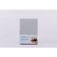 NATURTEX Pamut  Jersey grey gumis lepedő 180-200x200 cm lakástextília