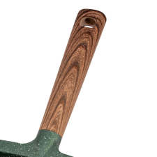 NAVA Nava 10-255-020  Ωmega tapadásmentes öntött alumínium grillserpenyő, kőbevonattal, 28 cm edény