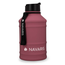 Navaris egyfalú rozsdamentes acél vizes palack, 2.2 liter, rózsaszín, 51084.26 kulacs, kulacstartó
