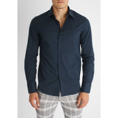  Navy Super Skinny Shirt - sötétkék ing - Méret: S