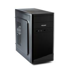 NBase N3 633 Számítógépház - Fekete + 450W PSU számítógép ház