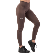 NEBBIA Classic Performance magas derekú leggings barna XS