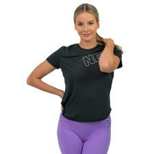 NEBBIA Funkcionális női póló Nebbia FIT Activewear 440 fekete XS női edzőruha