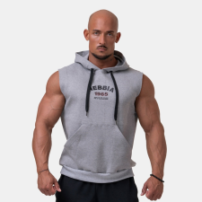 NEBBIA Hoodie regtop Golden Era Light Grey atléta, trikó