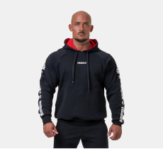 NEBBIA Men‘s hoodie Black L