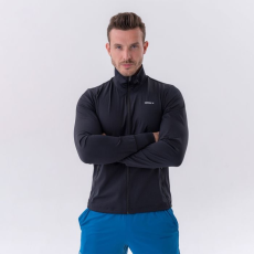 NEBBIA Men‘s Zipper Jacket Control Black XXL