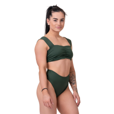 NEBBIA Miami Retro Bikini Top green - NEBBIA női edzőruha