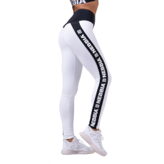 NEBBIA Női ikonikus leggings Nebbia Power Your Hero 531 fehér L