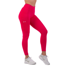 NEBBIA Női leggings magas derékkal Nebbia Active 402 pink L női nadrág