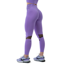 NEBBIA Női leggings magas derékkal Nebbia FIT Activewear 443 lila M női nadrág