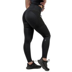 NEBBIA Női sportleggings hálóval Nebbia INTENSE Mesh 838 fekete S