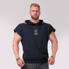 NEBBIA Reg Top Hoodie Black póló - NEBBIA L férfi póló