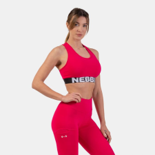 NEBBIA Sports Bra Medium Impact Cross Back Pink - NEBBIA női edzőruha