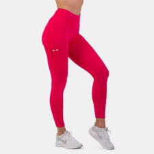 NEBBIA Women‘s leggings Active High Waist Smart Pocket Pink - NEBBIA S női nadrág