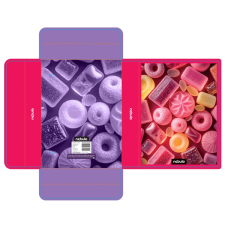 Nebulo Candy A5 hullámkarton füzetbox (HB-A5-CANDY) füzetbox