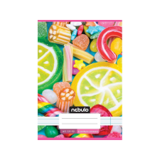 Nebulo : Candy mintás 4.osztályos vonalas füzet A/5 21-32 füzet