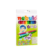Nebulo : Filctoll készlet kétvégű 12 darabos - NEBULÓ - Egyéb filctoll, marker