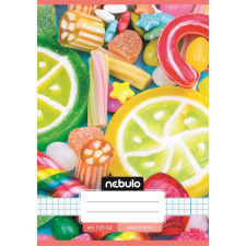 Nebulo Füzet, A5, kockás, 27-32, Cuki minták, 16 db/csomag Nebulo füzet