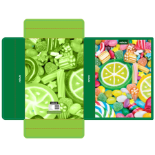 Nebulo Füzetbox A4, hullámkarton, Candy, Nebulo füzetbox