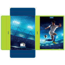 Nebulo Füzetbox A4, hullámkarton, Oxi-Foci, Nebulo füzetbox