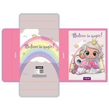 Nebulo Füzetbox A5, hullámkarton, Királylány/Unikornis, Nebulo füzetbox