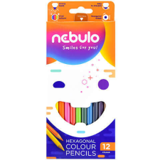  Nebuló hatszögletű színesceruza készlet - 12 darabos színes ceruza