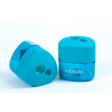 Nebulo Hegyező 2 lyukú műanyag, tartályos, Nebulo hegyező