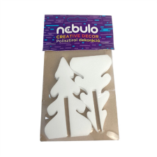 Nebulo Hungarocell 3D karácsonyfa 10 cm 2 db/csomag dekorációs kellék