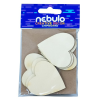 Nebulo Karton dekoráció NEBULO szívek 6 db/csomag