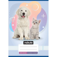 Nebulo : Kutya cica mintás 4.osztályos vonalas füzet A/5 21-32 füzet