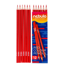 Nebulo Színes ceruza, háromszög, Nebulo piros színes ceruza
