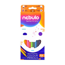 Nebuló Színes ceruza nebulo hatszögletű 12 db/készlet nszc-h-12 színes ceruza