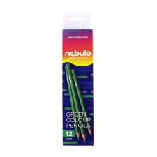 Nebulo Színesceruza NEBULO háromszög zöld színes ceruza