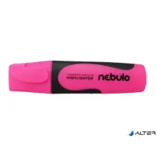 Nebulo Szövegkiemelő, 2-5 mm, NEBULÓ, neon rózsaszín filctoll, marker