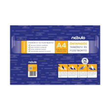 Nebulo Tankönyvborító, A4, 10ív/csomag, öntapadós, sima, Nebulo füzetborító
