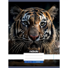 Nebulo : Tigris mintás vonalas füzet 81-32 A/4 füzet