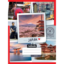 Nebulo : Tűzött vonalas Japán mintás füzet 81-32 A/4 füzet