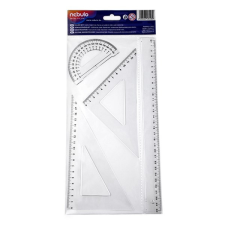 Nebulo Vonalzókészlet NEBULO 30cm vonalzóval 4 db-os vonalzó