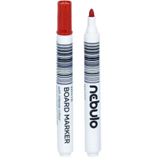 Nebulo : WhiteBoard marker kúpos hegyű táblafilc piros színben filctoll, marker