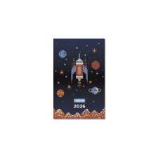 Nebulo Zsebnaptár NEBULO A/6 heti papírborítós Space Game 2026. naptár, kalendárium