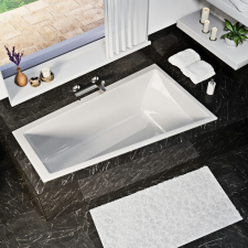  Nede slim 160×95 aszimmetrikus kád (jobbos vagy balos) kád, zuhanykabin