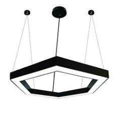 Nedes Design LED csillár (50W) fekete színű - természetes fehér világítás