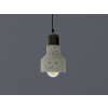 Nedes Függőlámpa terrazzo fehér 1xE27 max.60W IP20 Ø120x200x1000mm - ME0214R/W